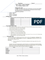 u5w3 center checklist