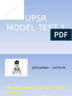 Upsr Model Test 1