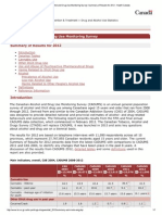 Canadian Alcohol and Drug Use Monitoring Survey_ Summary of Results for 2012 - Health Canada