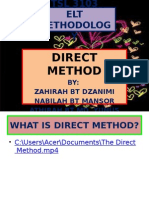 Direct Method: BY: Zahirah BT Dzanimi Nabilah BT Mansor Athirah BT Md. Yunus