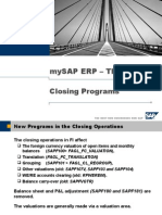 New GL Closing Programs in SAP ERP