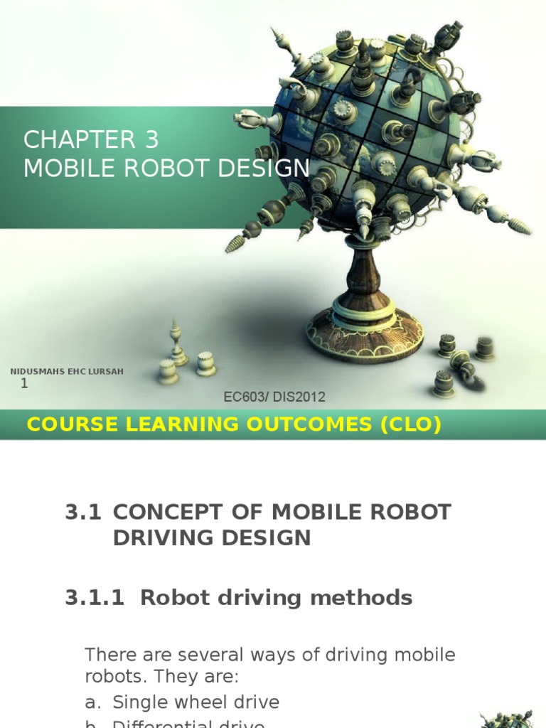 Mobile Robot Design Methods | PDF | Mechanical Engineering | Mechanics