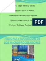 Historia de Los Microprocesadores 