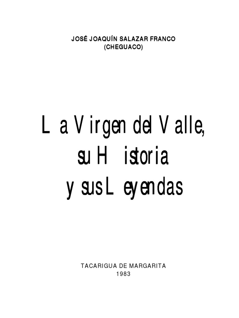 La Virgen Del Valle | PDF | María, madre de Jesús | Piratería