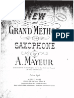 New and Grand Method For Saxophone