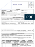 Proyecto Docente Algebra Lineal y Ecuaciones