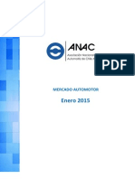ANAC Informe Mercado Automotor - Enero 2015