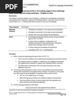 TKT Yl Young Learners Part 2 Providing Support and Challenge When Selecting and Using Materials PDF