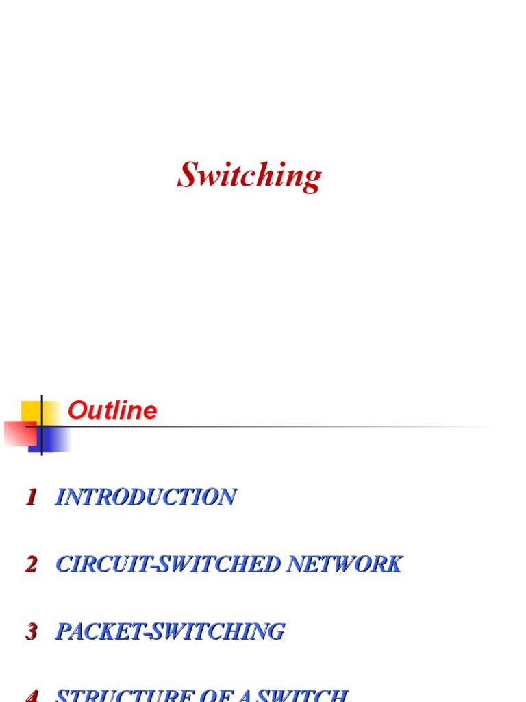 switching.ppt Computer Network Network Switch