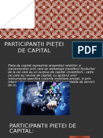 Participanții Pieței de Capital