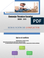 Resolusión de  Conflictos Enero 2015