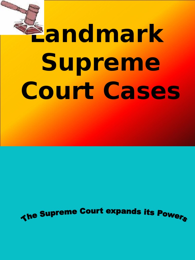 landmark cases amendment 1 in the last 5 years