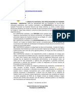 Nota de Repúdio em Favor Do Procurador Hugo César Hoeschl