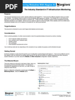 Monitoring Websites With Nagios XI
