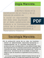 Marxismo Sociología