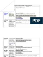 examples of accredited private schools in alberta