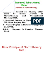 Basic Principle of Electrotherapy1
