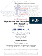 Right To Rise PAC Invite