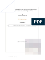 Analysis and Modeling For Digitalizing Exemplary Transformational Leadership Training by Kevin Kanawati