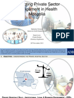 Promoting Private Sector Engagement in Health in Mongolia