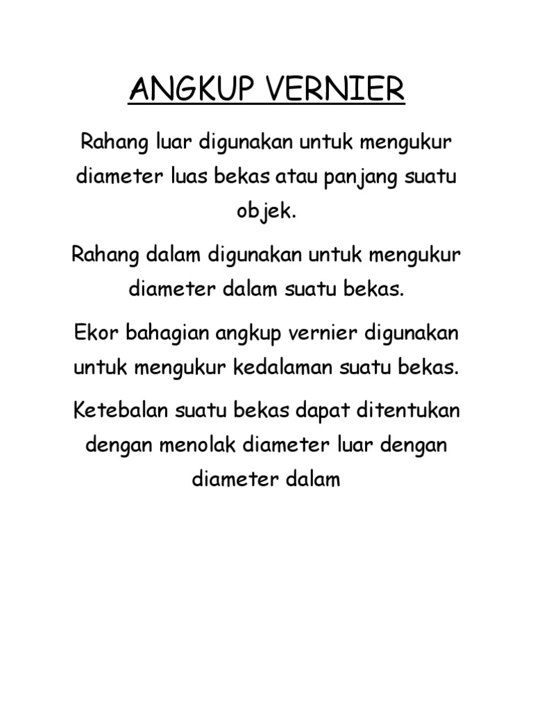 Angkup Vernier Pdf