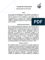 Modalidades de Titulacion PDF