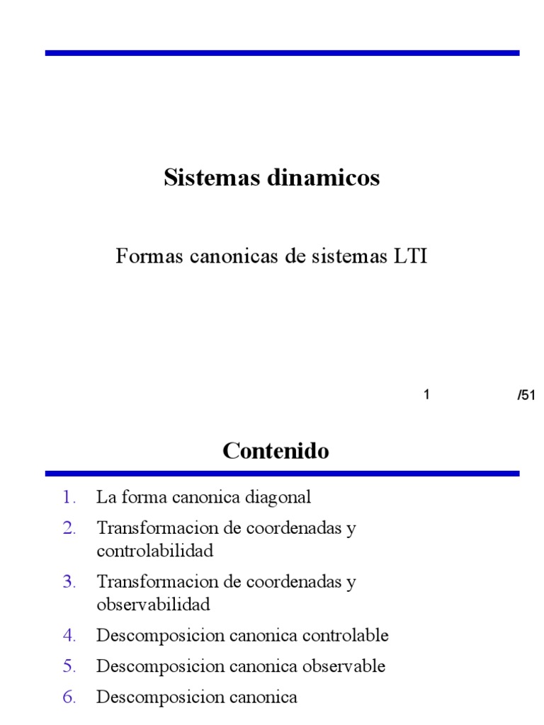 6 Formas Canonicas