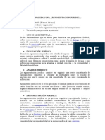 Como Analizar Una Argumentacion Juridica Procesal Civil - José Alcazar