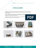 Perfiles Carpinteria Aluminio Construccion Ventanas Puertas Estructuras Fachadas Ligeras Pulido Anodizado PVDF