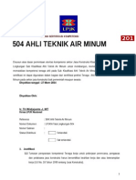 504 Ahli Teknik Air Minum