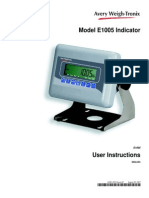Model E1005 Indicator: English