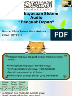 Perekayasaan Sistem Audio