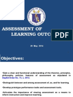 Assessment of Learning Outcome 04142014