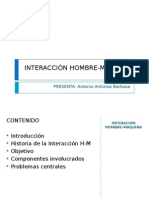 INTERACIÓN HOMBRE-MÁQUINA