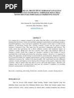 Download PENGARUH IKLAN BRAND TRUST TERHADAP LOYALITAS KONSUMEN DAN DAMPAKNYA TERHADAP MINAT BELI KONSUMEN PADA PERUSAHAAN MARKETING ONLINE by dindo_wae SN255520361 doc pdf