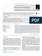 Physicochemical Characterization and Thermal Behavior of Biodiesel and Biodiesel-Diesel Blends PDF