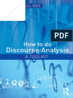 Term papers on discourse analysis