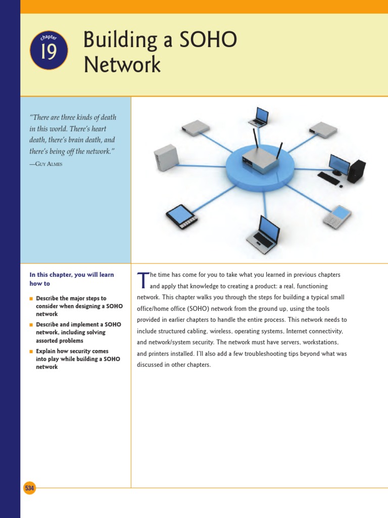 Building a SOHO Network Guide | PDF | Business | Computers