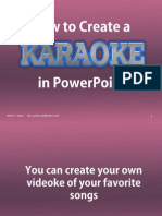 How To Create A Karaoke in Powerpoint