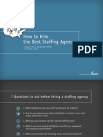 How To Hire The Best Staffing Agency