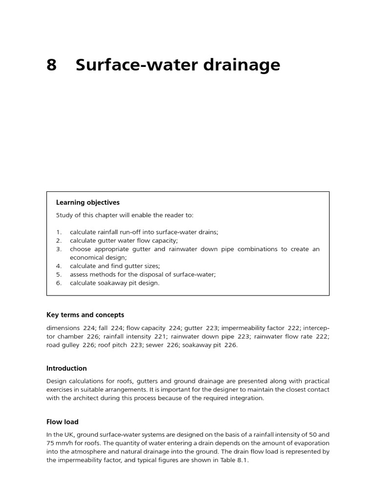 Surface Water Drainage PDF Sanitary Sewer Drainage