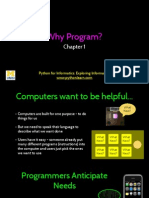 Why Program?: Python For Informatics: Exploring Information