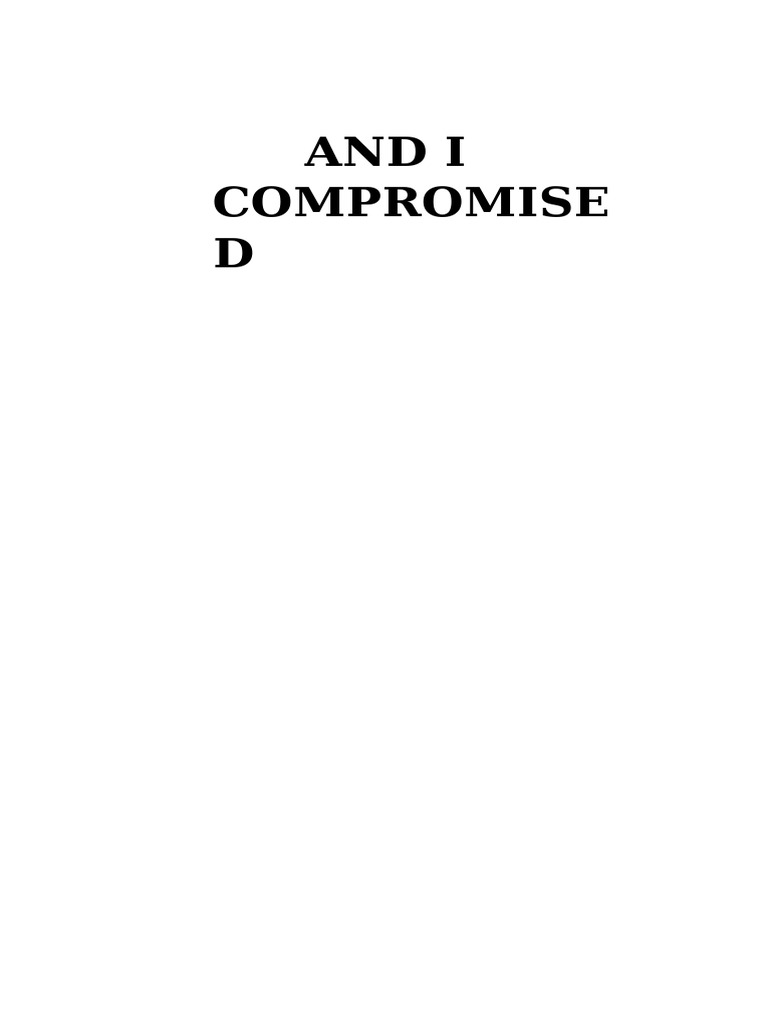Compromise in Relationships Explained | PDF