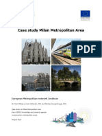 Case Study Milan Metropolitan Area: European Metropolitan Network Institute