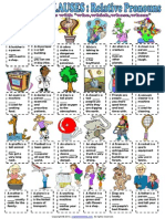 Relative Clauses Relative Pronouns Who Which Whose Whom Worksheet 1