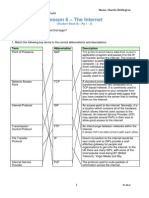 6  the internet worksheet