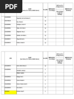 School Forms Spread Sheet With Sample Entries