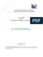 Introdução à Pesquisa Operacional e Programação Linear