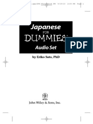 Japanese For Dummies Kanji Japanese Language
