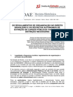Regulamento de Organização e Decreto Autônomo no Brasil 